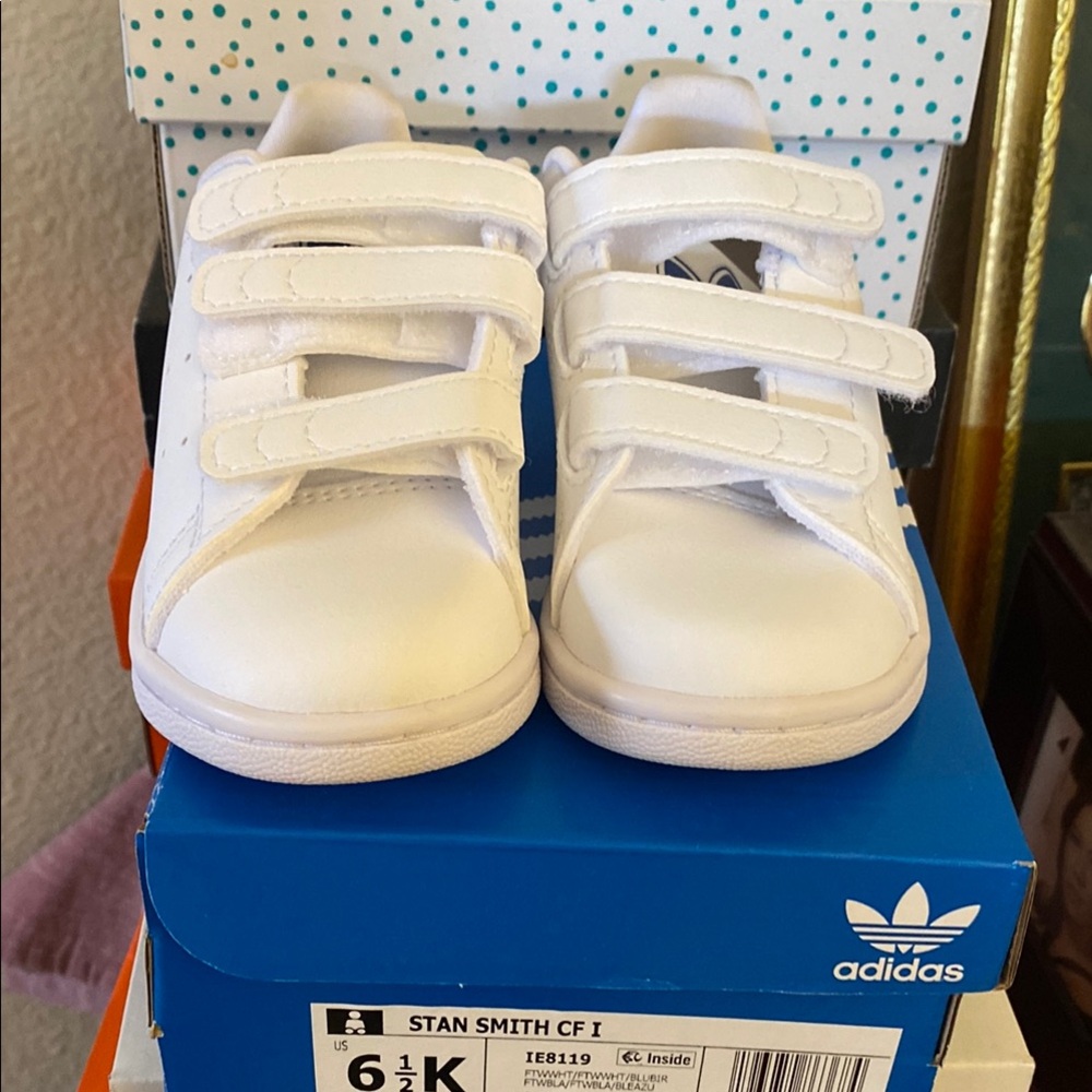 Adidas Kids' Stan Smith White Sneakers